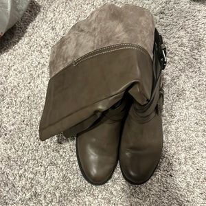 Woman’s knee high boots